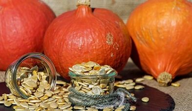 Pumpkin seeds for the treatment of prostate