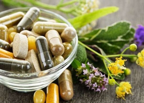 herb and tablets for the treatment of prostate