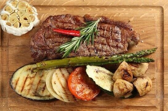 Food for chronic prostatitis