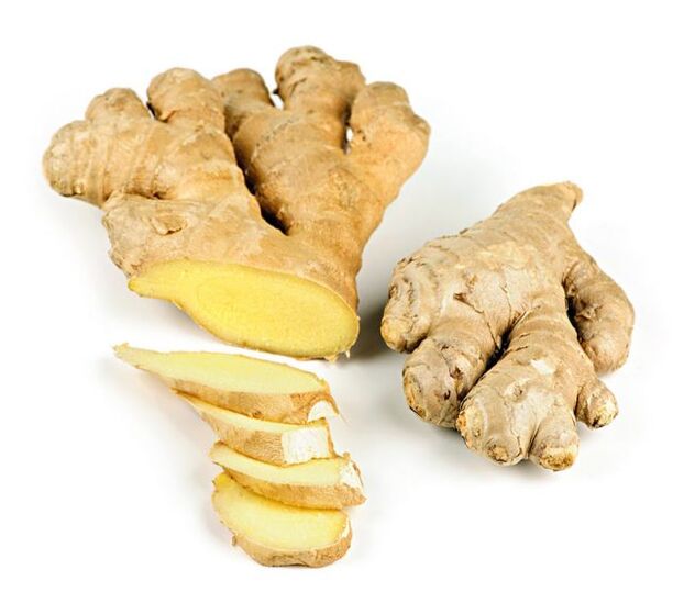 Ginger root eliminates inflammation bringing relief to the prostate patient